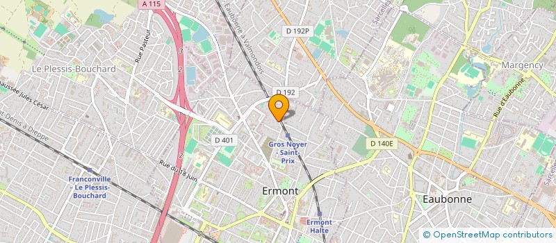 localisation de l'entreprise DORBANE FAMILY à ERMONT