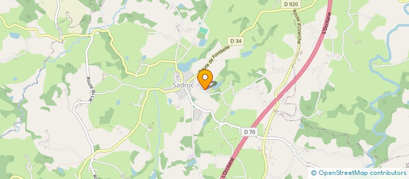 localisation de l'entreprise DORBELINE  USSAC