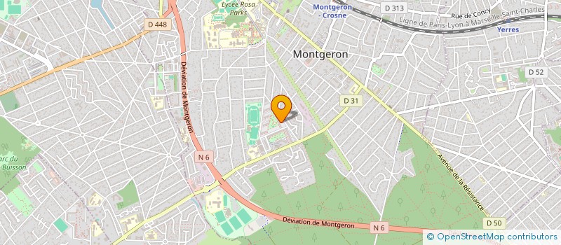 localisation de l'entreprise DORCA à MONTGERON