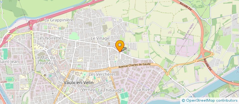 localisation de l'entreprise DORCAS FRANCE-AFRIQUE  VAULX-EN-VELIN