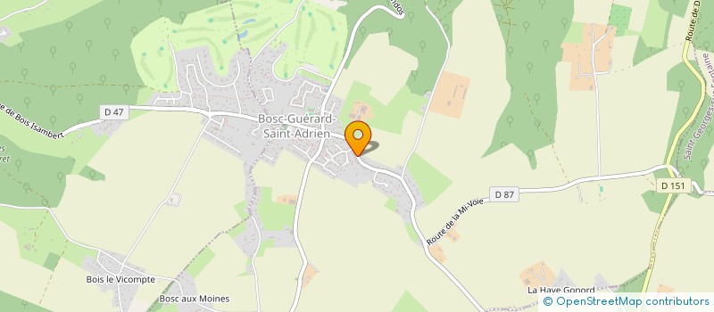 localisation de l'entreprise DORCENT  BOSC-GUERARD-SAINT-ADRIEN