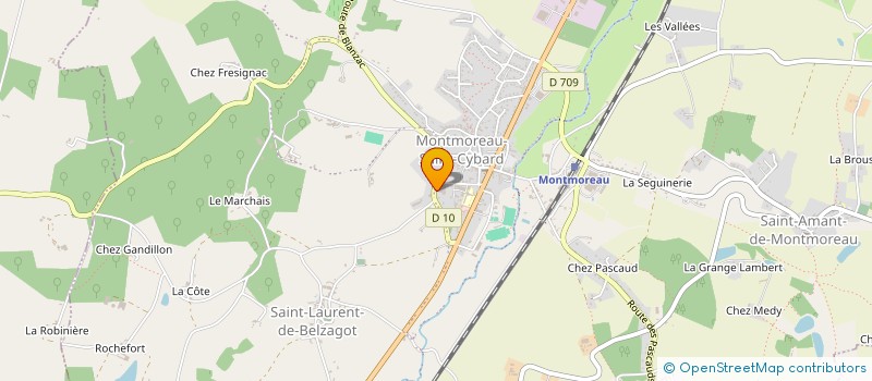 localisation de l'entreprise DORCIER SA à MONTMOREAU