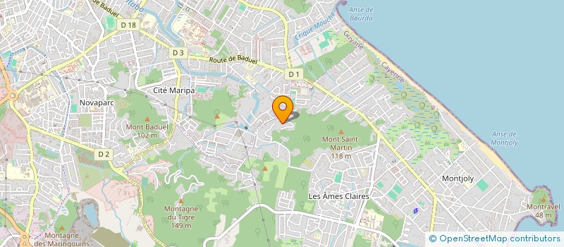 localisation de l'entreprise DORCIN GITTENS  REMIRE-MONTJOLY