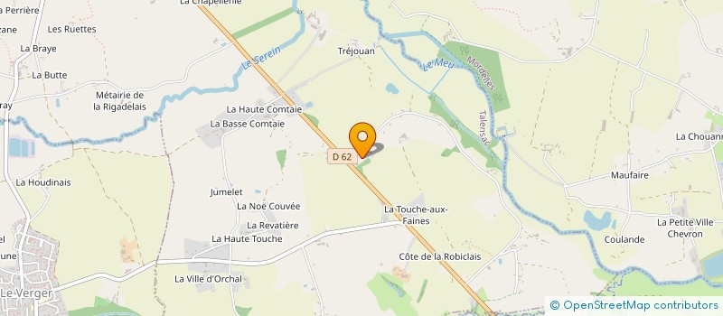 localisation de l'entreprise DORDAIN - 3  TALENSAC