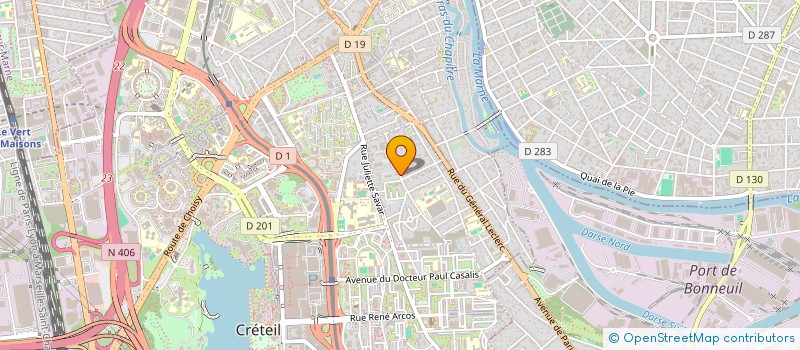 localisation de l'entreprise DORDIVES  CRETEIL