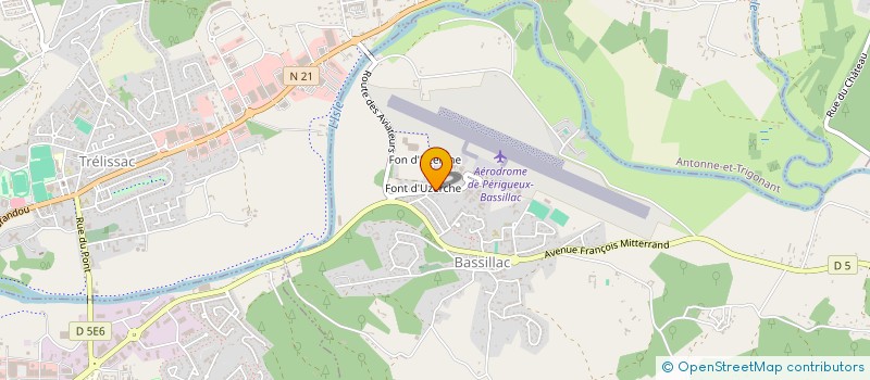 localisation de l'entreprise DORDOGNE AIR SERVICES à BASSILLAC ET AUBEROCHE