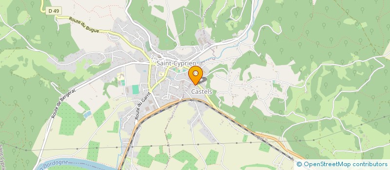 localisation de l'entreprise DORDOGNE AUTISME  CASTELS ET BEZENAC