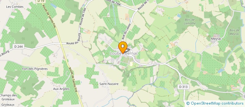 localisation de l'entreprise DORDOGNE DONKEY  LOUBES-BERNAC