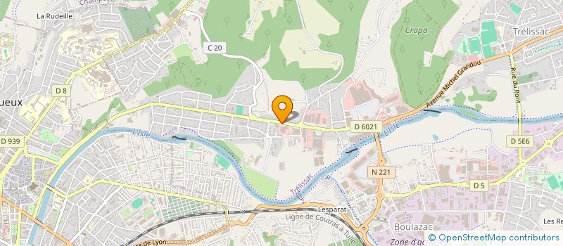 localisation de l'entreprise DORDOGNE PARE-BRISE  TRELISSAC