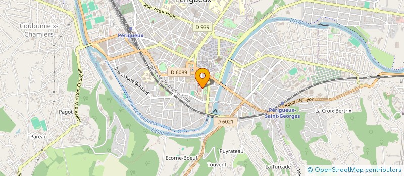 localisation de l'entreprise DORDOGNE ULTIMATE CLUB (DUC)  PERIGUEUX