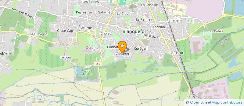 localisation de l'entreprise DORE-BLARY INVESTISSEMENT à BLANQUEFORT