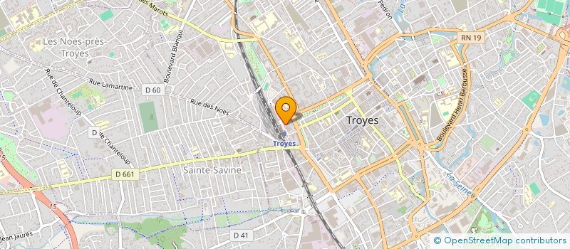 localisation de l'entreprise DORE DORE 1819 à TROYES