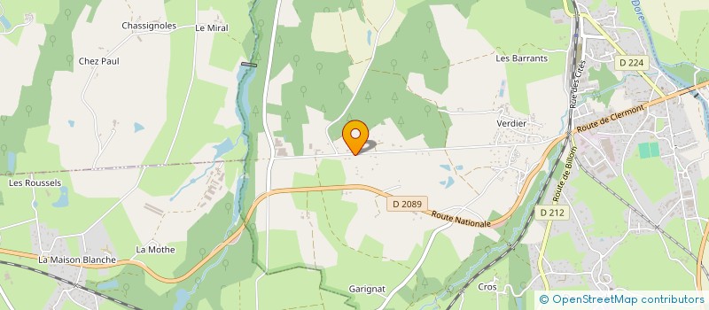 localisation de l'entreprise DORE MATERIAUX  PESCHADOIRES