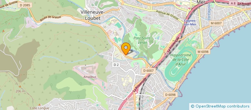 localisation de l'entreprise DORE PAYSAGES  VILLENEUVE-LOUBET