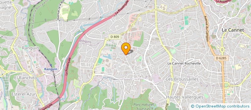 localisation de l'entreprise DOREA à LE CANNET