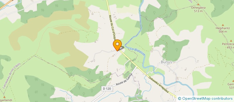 localisation de l'entreprise DOREA  LARCEVEAU-ARROS-CIBITS