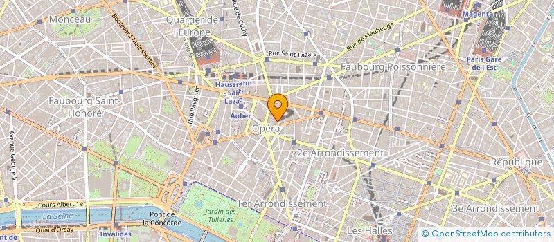 localisation de l'entreprise DOREAU BERNIER à PARIS