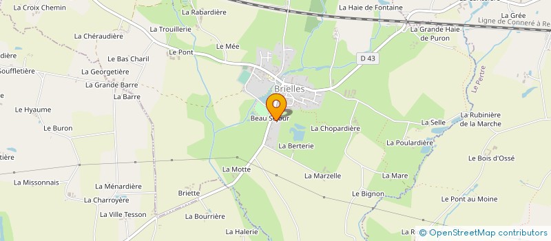 localisation de l'entreprise DOREAU IMMOBILIER  BRIELLES
