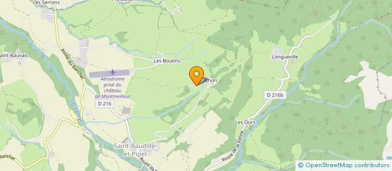 localisation de l'entreprise DOREBER  SAINT-BAUDILLE-ET-PIPET