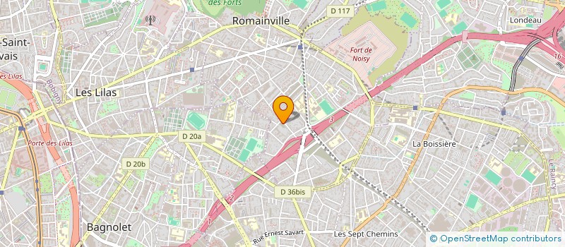 localisation de l'entreprise DOREIL'S CO  ROMAINVILLE