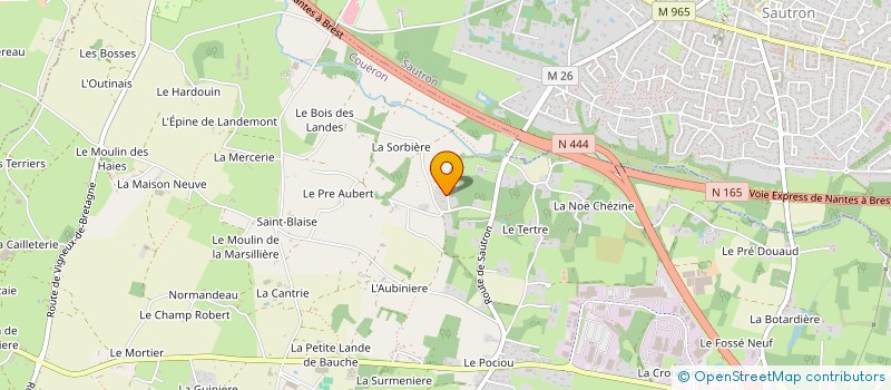 localisation de l'entreprise DOREL à COUERON
