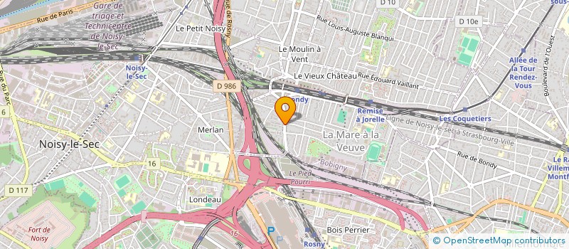 localisation de l'entreprise DOREL  BONDY