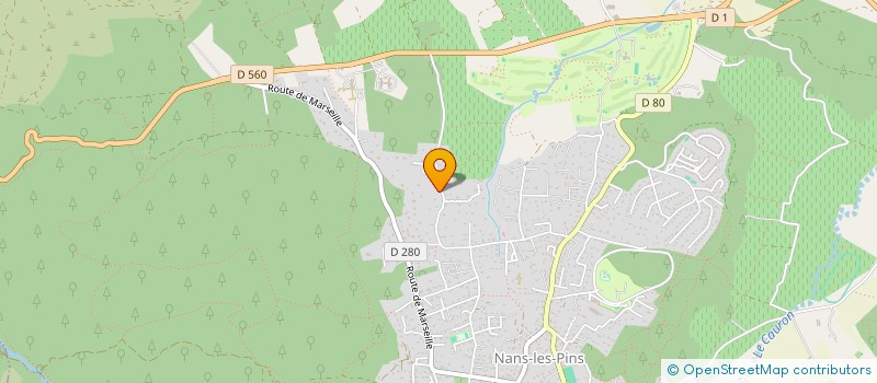 localisation de l'entreprise DOREL  NANS-LES-PINS