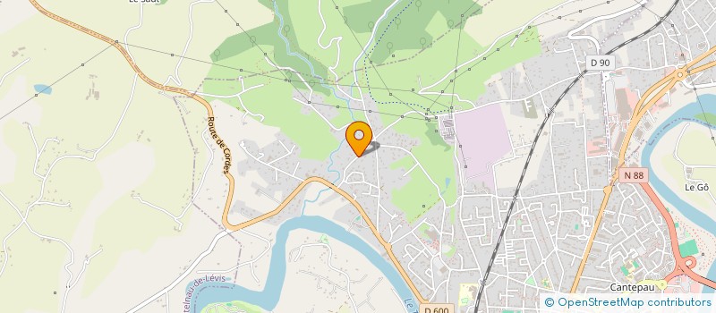 localisation de l'entreprise DORELI à ALBI