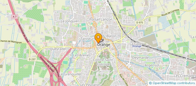 localisation de l'entreprise DORELIANE à ORANGE