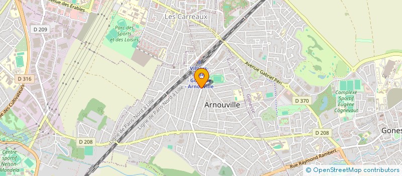 localisation de l'entreprise DOREMI  ARNOUVILLE