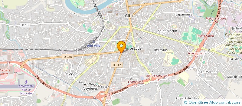 localisation de l'entreprise DOREMI à ALBI