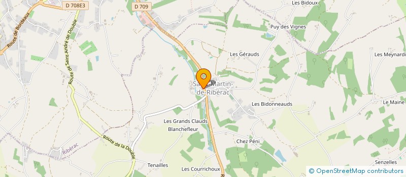 localisation de l'entreprise DOREMI INVEST  RIBERAC