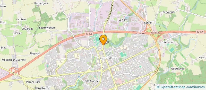 localisation de l'entreprise DOREMIE  LANDIVISIAU