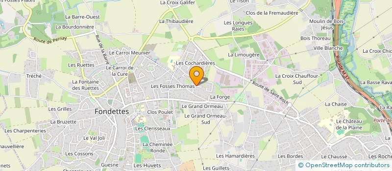 localisation de l'entreprise DOREMY à FONDETTES