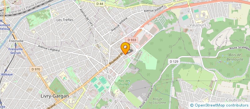 localisation de l'entreprise DORENA à LIVRY-GARGAN