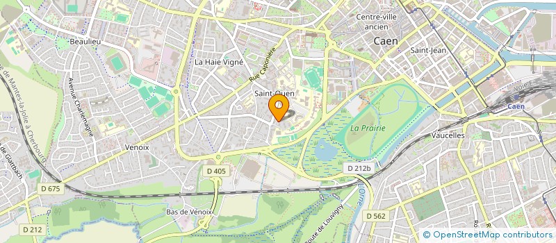 localisation de l'entreprise DORENLOT à CAEN