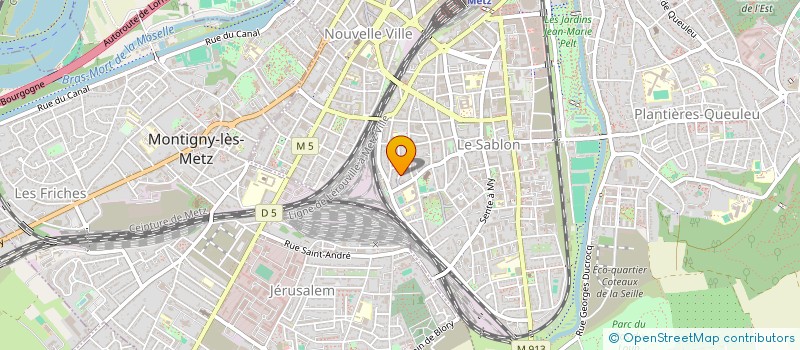 localisation de l'entreprise DORETTO THILL  METZ