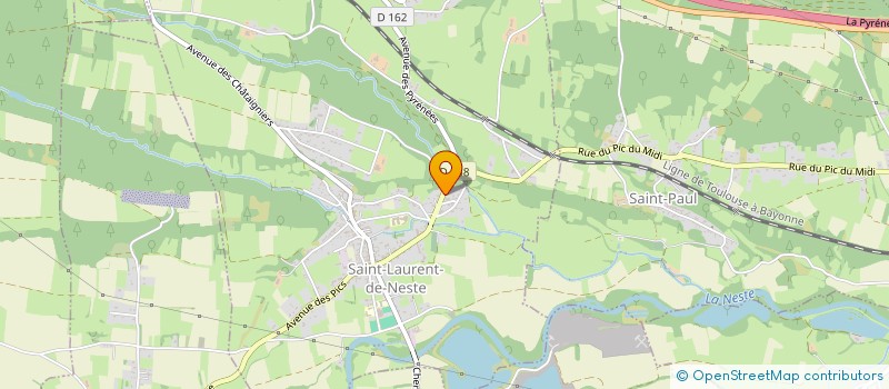 localisation de l'entreprise DOREVA  SAINT-LAURENT-DE-NESTE