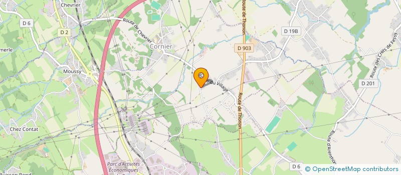 localisation de l'entreprise DORGE  CORNIER