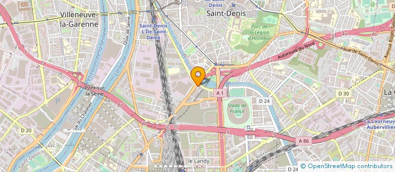 localisation de l'entreprise DORGEN SARL à SAINT-DENIS