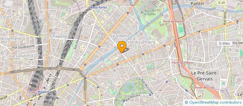 localisation de l'entreprise DORHAN BAT  PARIS