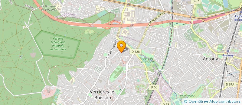 localisation de l'entreprise DORHYS  VERRIERES-LE-BUISSON