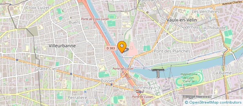 localisation de l'entreprise DORI  VAULX-EN-VELIN