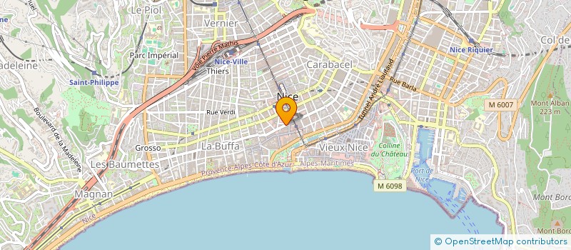 localisation de l'entreprise DORI  NICE