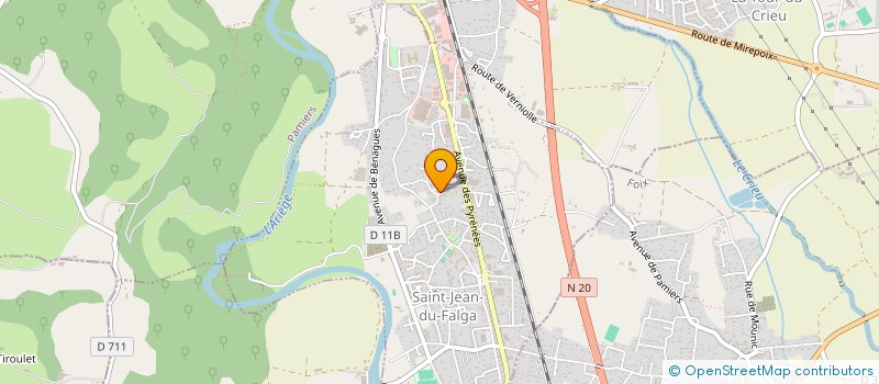 localisation de l'entreprise DORI CONCESSIONNAIRE CATA VANA à SAINT-JEAN-DU-FALGA