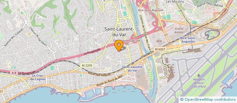 localisation de l'entreprise DORIAFRUITS à SAINT-LAURENT-DU-VAR