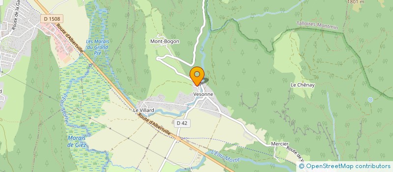 localisation de l'entreprise DORIAN à DOUSSARD