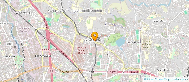 localisation de l'entreprise DORIAN à MARSEILLE