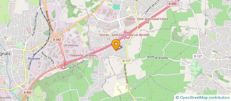 localisation de l'entreprise DORIAN  SAINT-GENIS-LAVAL