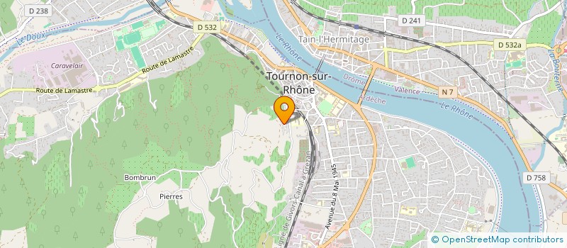 localisation de l'entreprise DORIAN à TOURNON-SUR-RHONE
